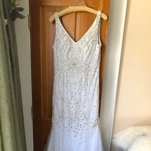 White formal dress (wedding)